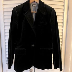 Black Velvet Jcrew Blazer size 4